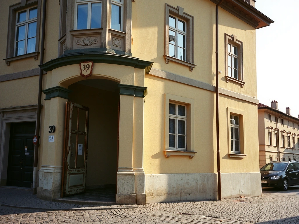 Průčelí budovy na Dlouhé 39