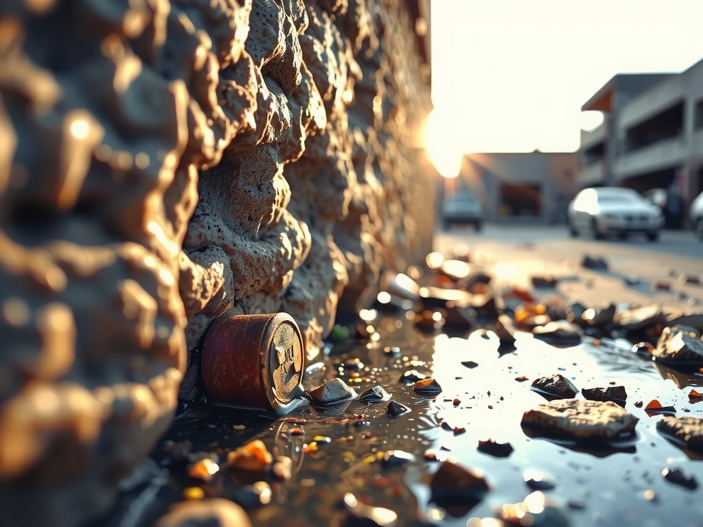 Detail železobetonové výztuže